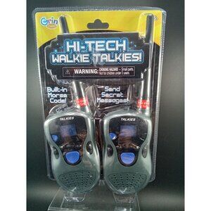Hi-Tech Walkie Talkies With Morse Code & Secret Messaging Features For Ages 5+